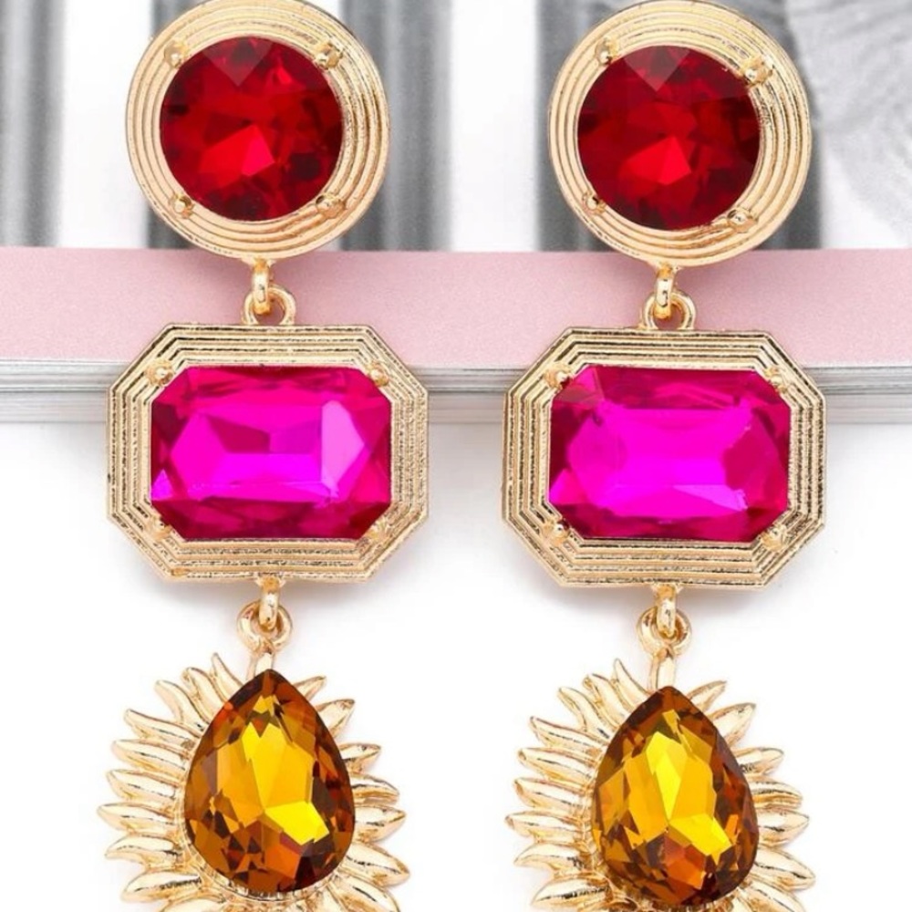 Gemstone earrings